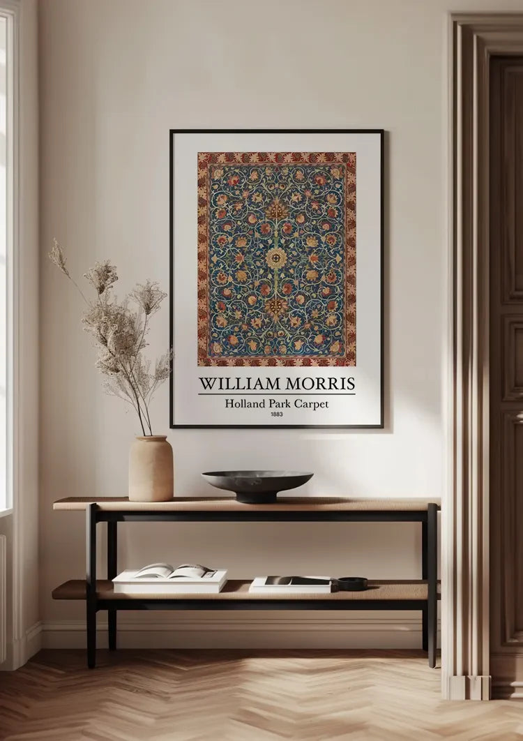 William Morris Holland Park Teppich Blumenmotiv Gemälde