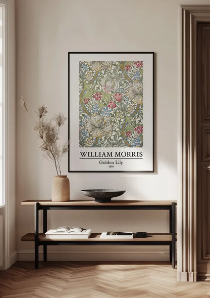 William Morris Golden Lily Gouden Lelies Bloemen Groen Klassiek Kunst Schilderij