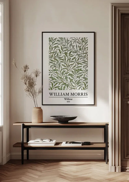 William Morris Willow Wilgentakken Groen Botanisch Klassiek Kunst Schilderij