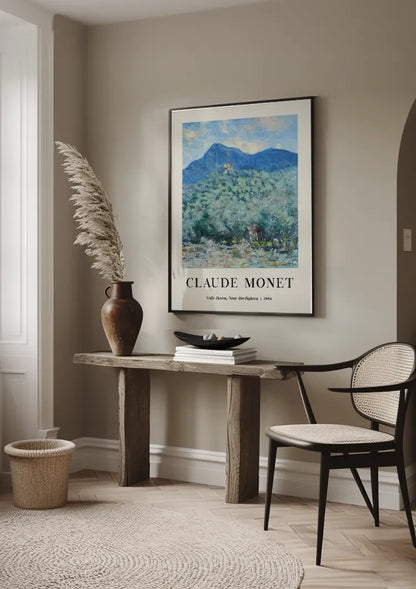Claude Monet Valle Buona Berglandschap bij Bordighera Impressionistisch Schilderij