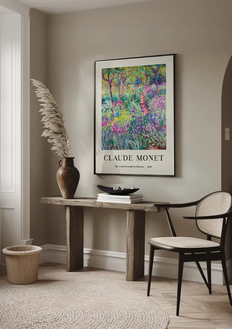 Claude Monet Tuin van Giverny Kleurrijke Bloemen Impressionisme Museum Schilderij
