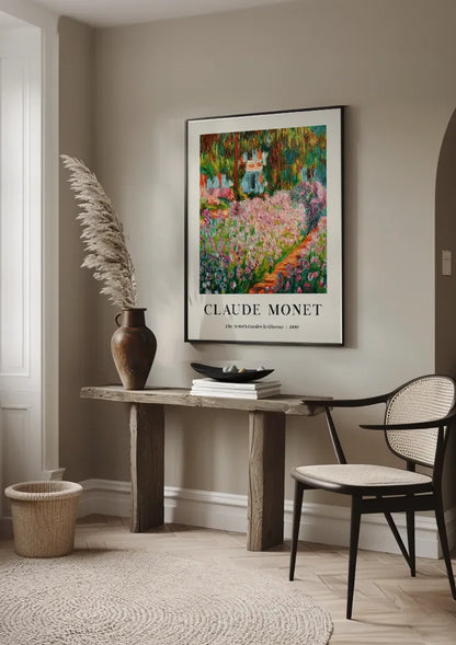 Claude Monet Tuin van de Kunstenaar in Giverny Kleurrijke Bloemen Schilderij