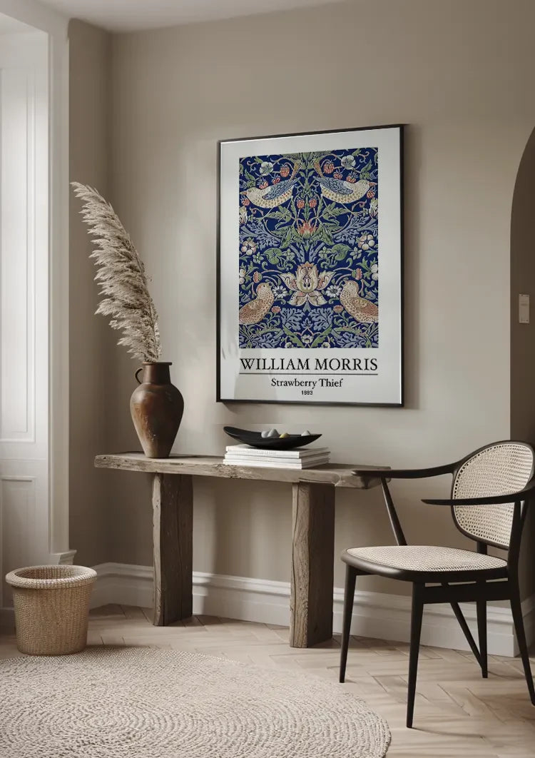 William Morris Strawberry Thief Vogels Aardbei Patroon Schilderij