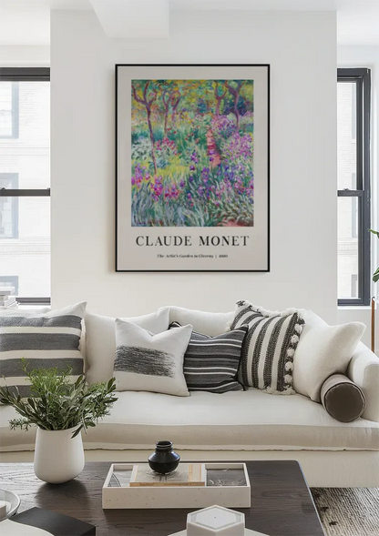 Claude Monet Tuin van Giverny Kleurrijke Bloemen Impressionisme Museum Schilderij
