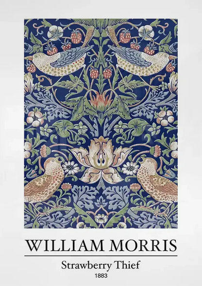 William Morris Strawberry Thief Vogels Aardbei Patroon Schilderij
